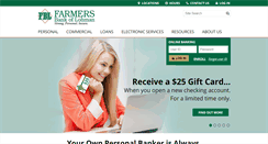 Desktop Screenshot of farmersbankoflohman.com